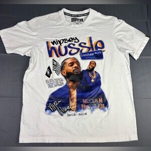 Modern Hustler Nipsey Hussle Tribute Tee – Crenshaw Blvd Graphic Shirt – Size M